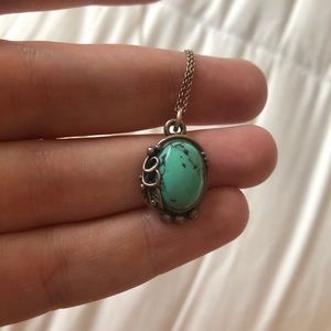 Turquoise Silver Necklace